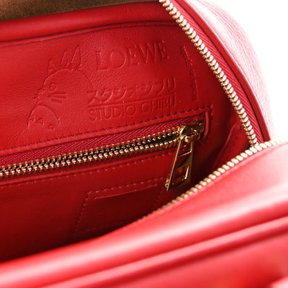 Loewe X SPIRITED AWAY Calfskin Bo Mouse Amazona 19 Red 6 of 9