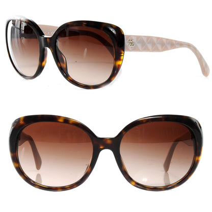 Chanel Quilted Sunglasses 5184 Tortoise 1 of 5