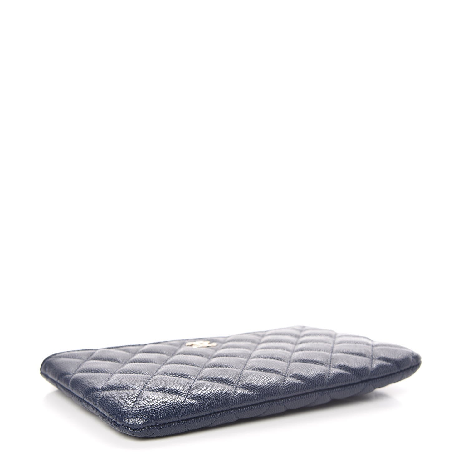 Chanel Caviar Quilted Cosmetic Case Navy 4 of 8