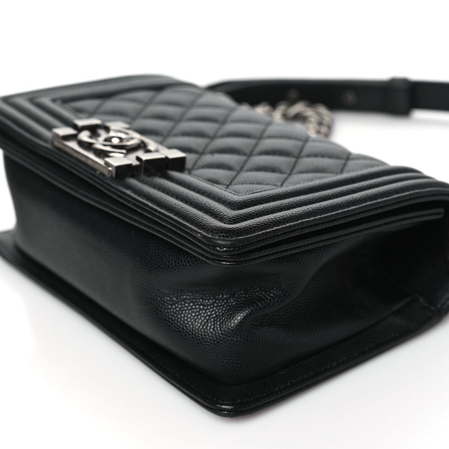 Chanel Caviar Quilted Small Boy Flap Black 10 of 10