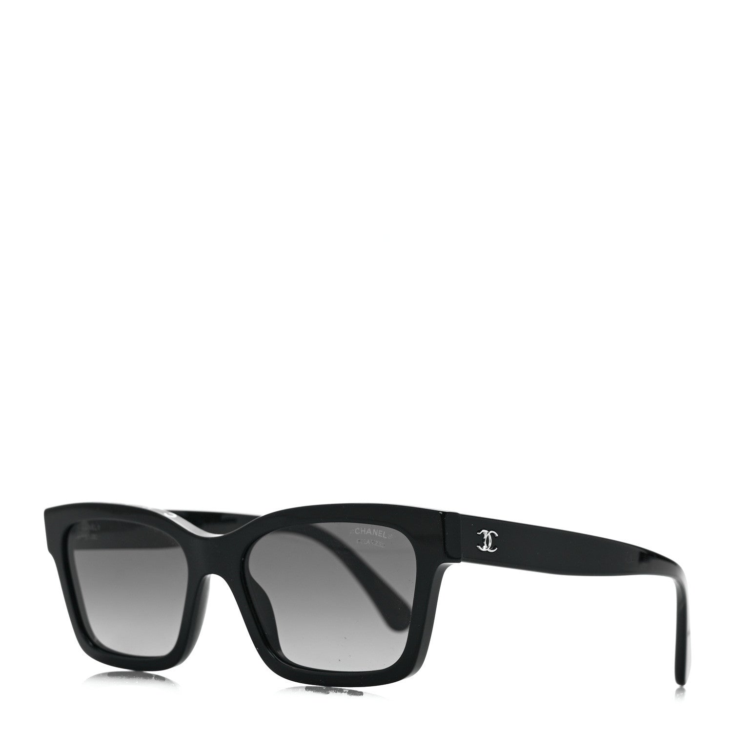 Chanel Acetate Square Sunglasses 5417 Black 1 of 8