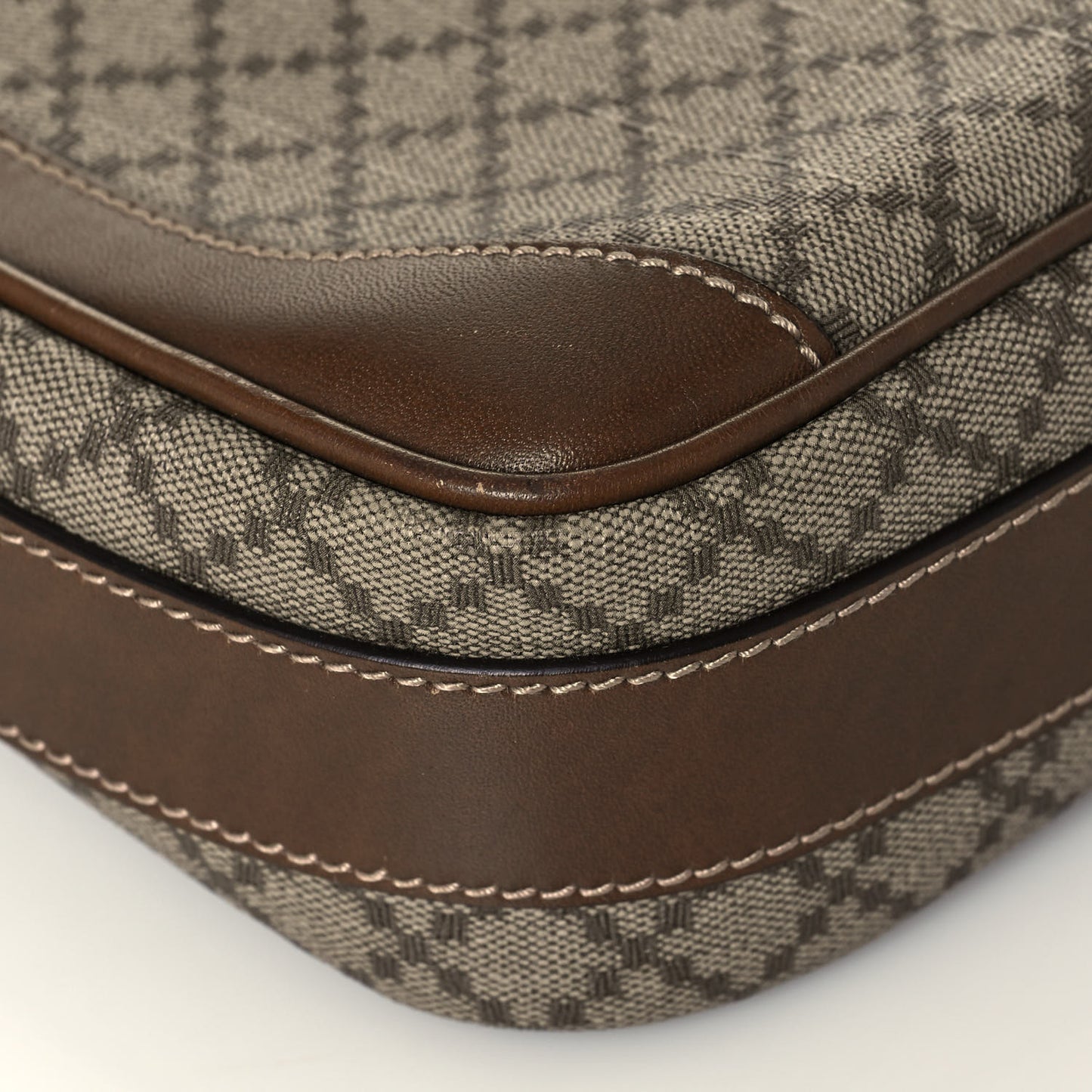 Diamante Shoulder Bag Marron Glace