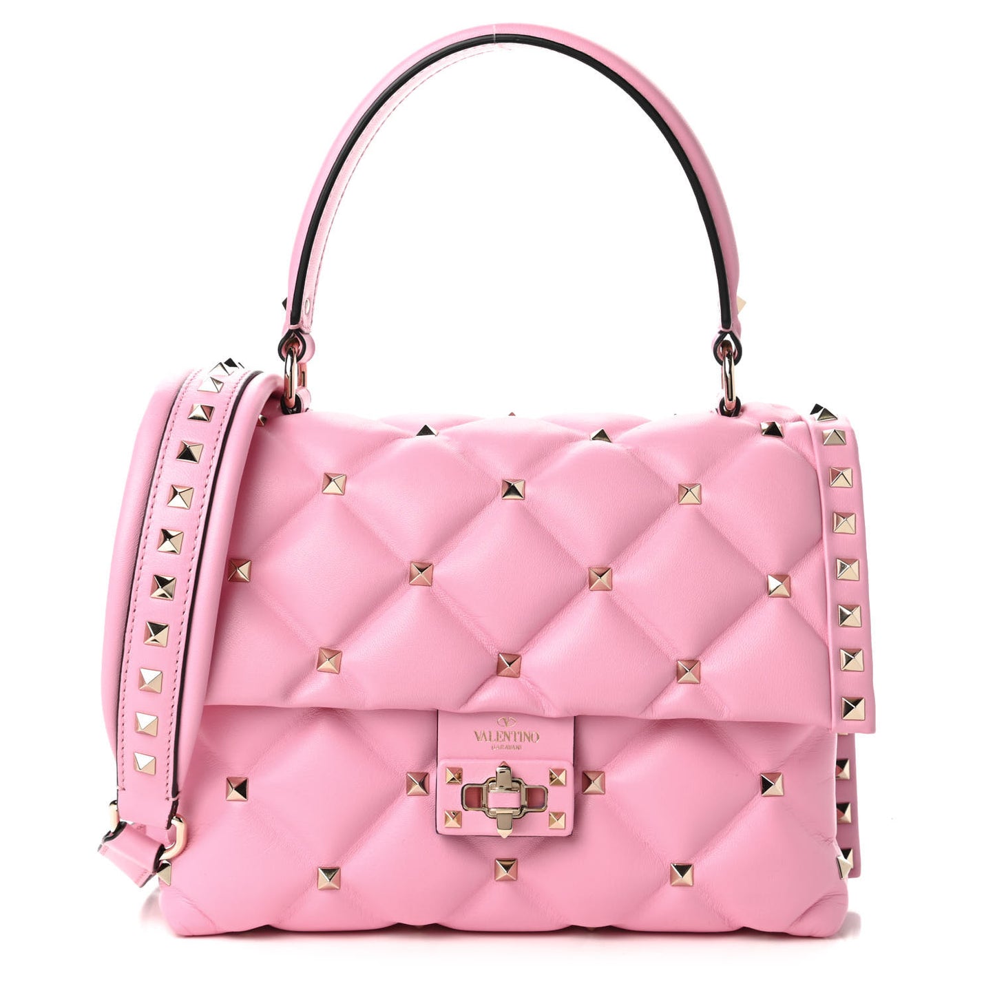 Nappa Medium Candystud Top Handle Bag Absolute