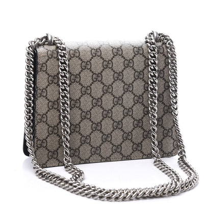 Gucci GG Supreme Monogram Mini Dionysus Shoulder Bag Black 2 of 11