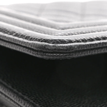 Chanel Caviar Quilted Medium Boy Flap Black 10 of 11