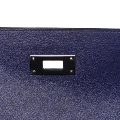 Hermes Evercolor Verso Kelly Retourne 28 Bleu Encre Bleu Zellige 29 of 41