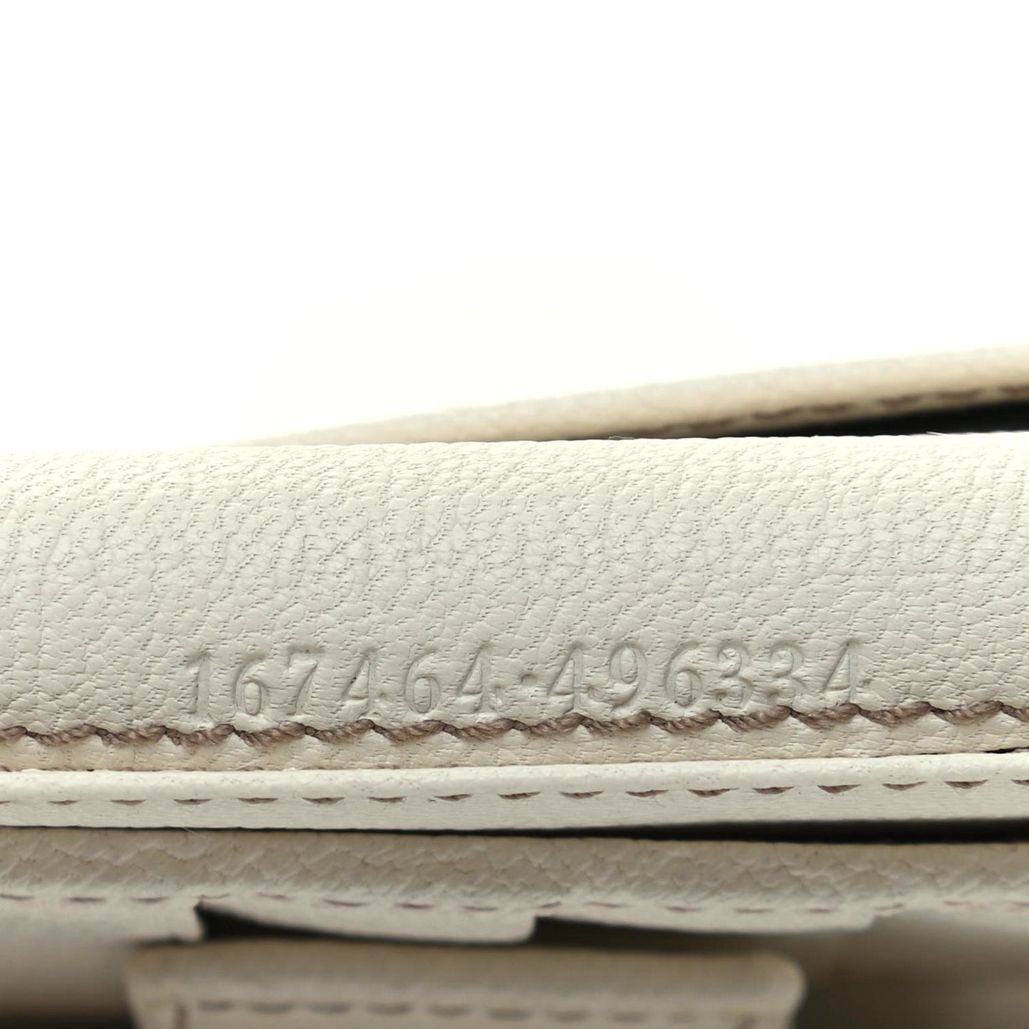 Calfskin Princy Continental Wallet White