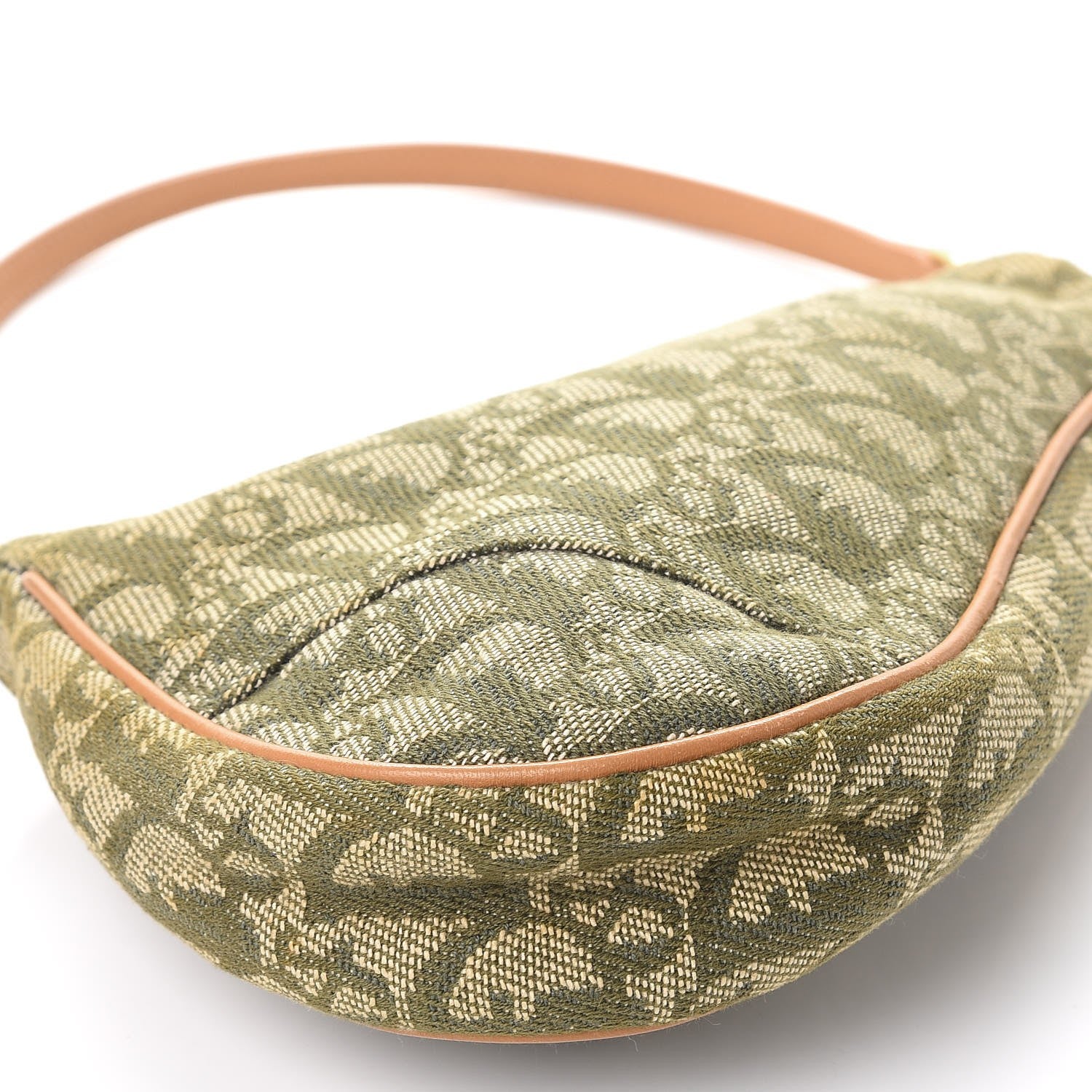 Christian Dior Monogram Mini Saddle Pochette Green 8 of 8