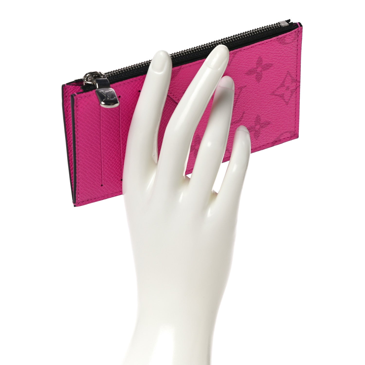 Louis Vuitton Taigarama Coin Card Holder Fuchsia 2 of 10