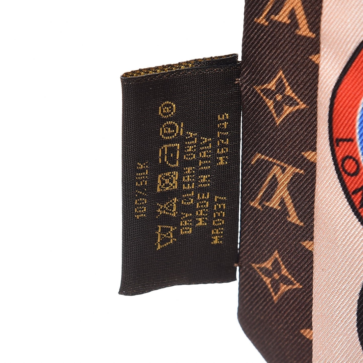 Silk Monogram World Tour Stickers BB Bandeau Nude