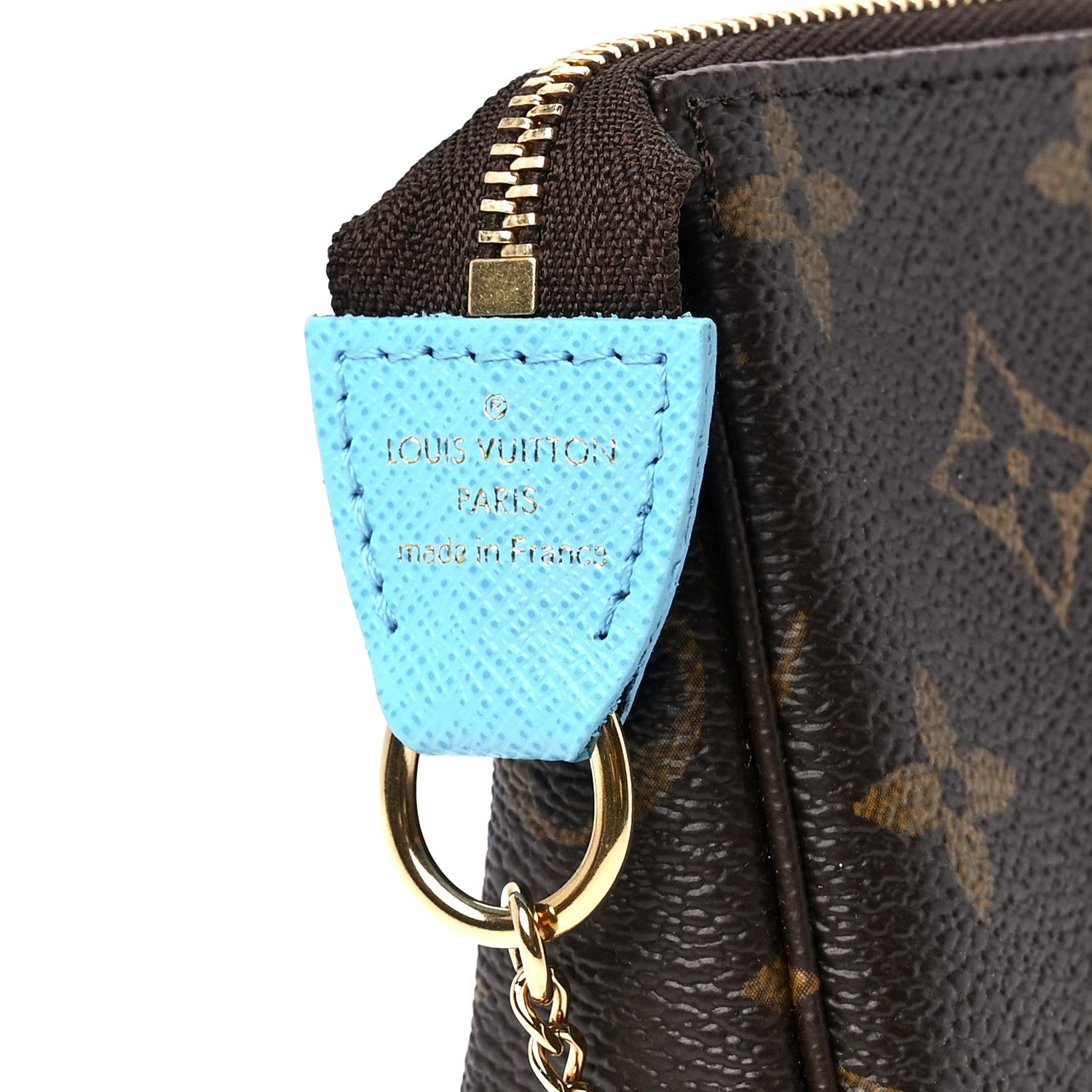 Louis Vuitton Monogram 2022 Christmas Animation Tokyo Mini Pochette Accessories Blue 7 of 12