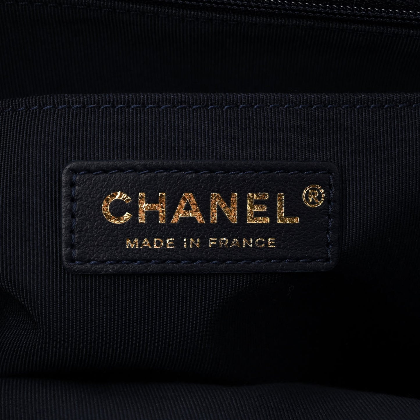 Shearling Tweed Jumbo Single Flap Navy Purple