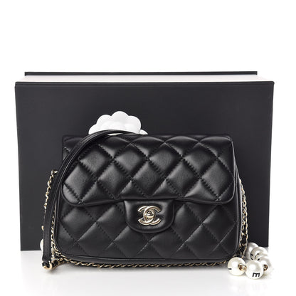 Chanel Lambskin Quilted Small My Precious Flap Black 11 of 11