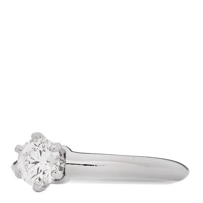 Tiffany Platinum Diamond .53ct Solitaire Engagement Ring 49 5 3 of 7