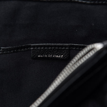Burberry Goatskin Vintage Check Medium Banner Tote Black 11 of 13