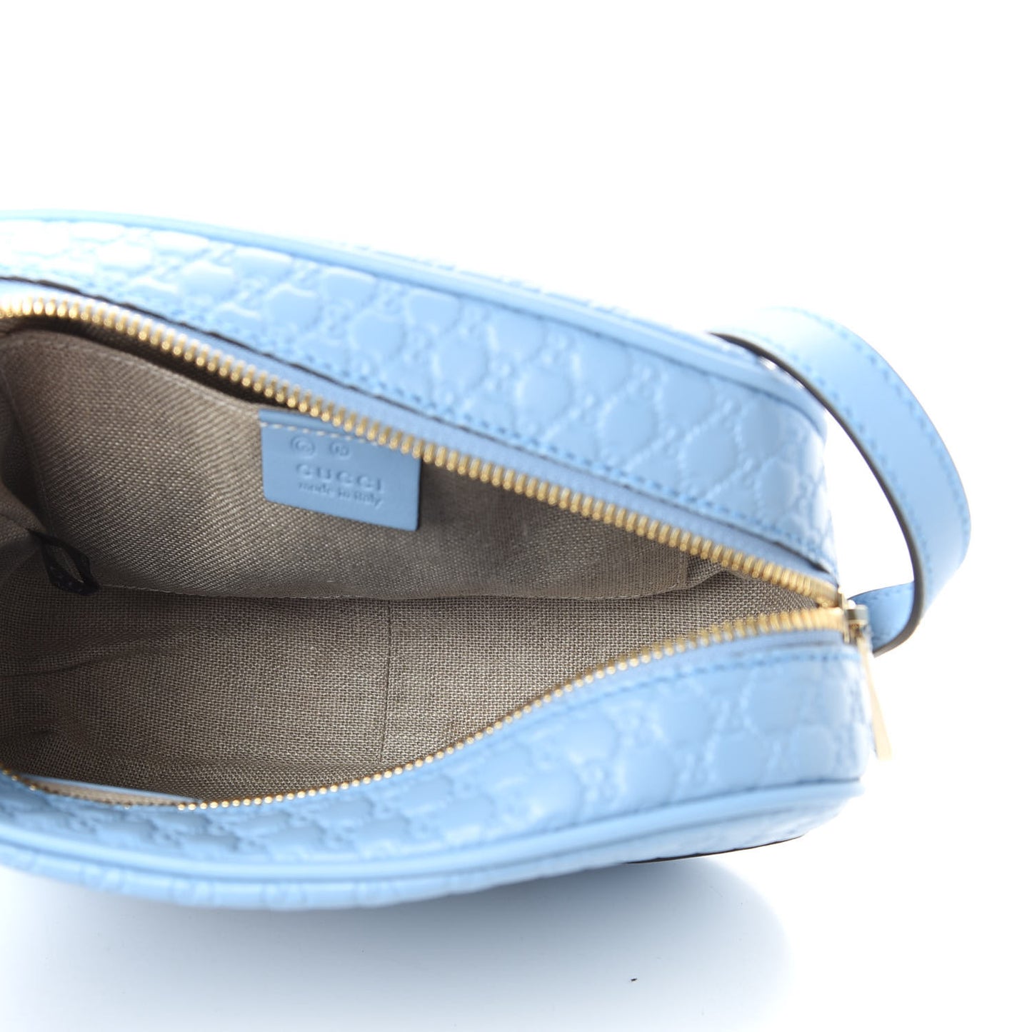 Microguccissima Mini Bree Messenger Bag Mineral Blue