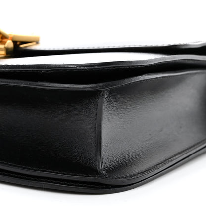 Celine Box Calfskin Medium Classic Box Flap Bag Black 12 of 16