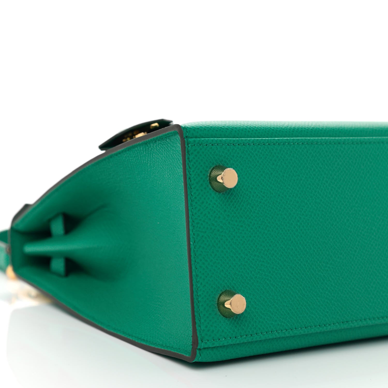 Hermes Epsom Kelly Sellier 25 Vert Jade 9 of 11