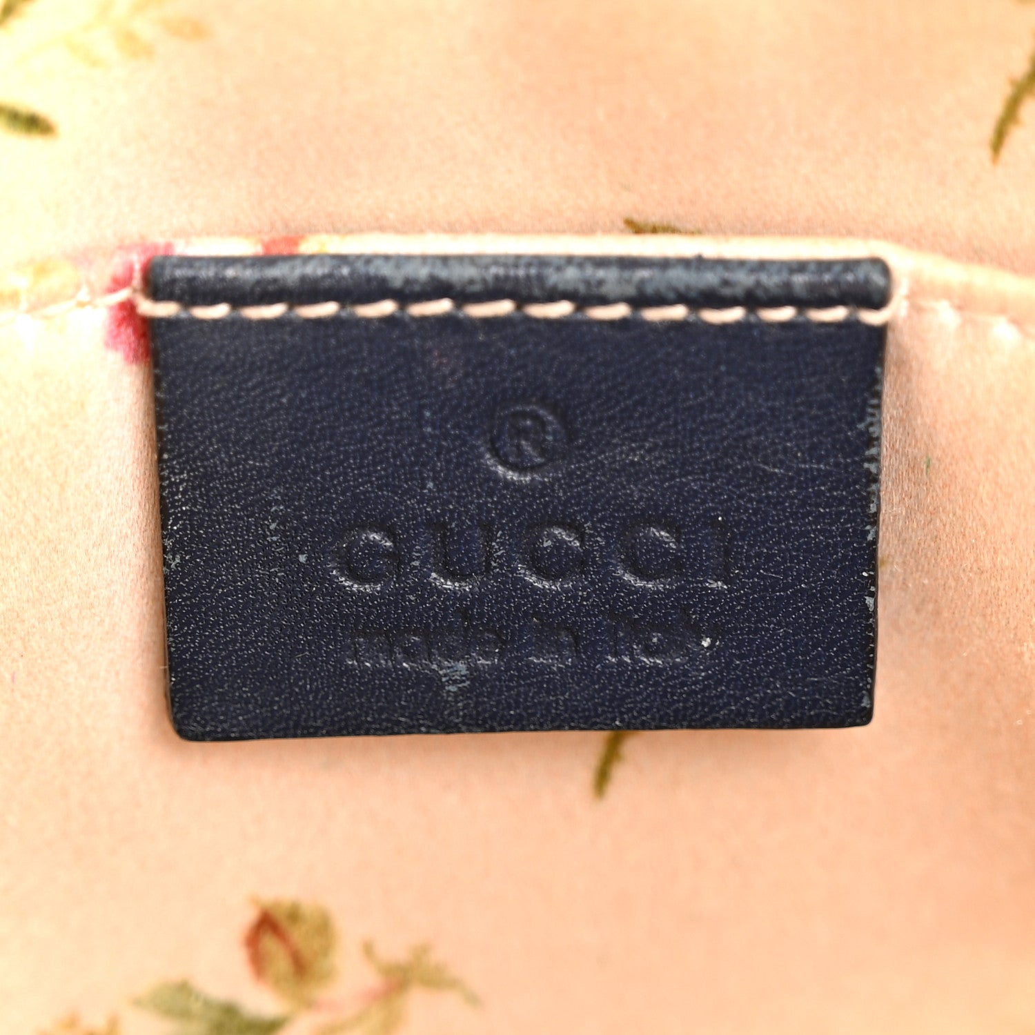 Gucci Denim Matelasse Small Pearly GG Marmont Chain Shoulder Bag Blue 6 of 16