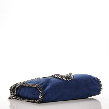 Stella McCartney Shaggy Deer Small Falabella Fold Over Tote Blue 4 of 6