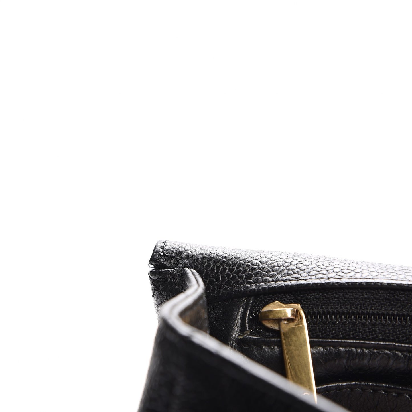 Caviar Quilted Maxi Single Flap Black