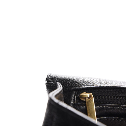 Chanel Caviar Quilted Maxi Single Flap Black 9 of 9