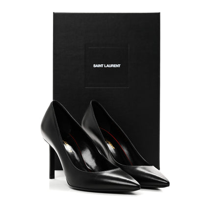 Saint Laurent Calfskin Anja 85 Pumps 36 Manto Naturale 10 of 10