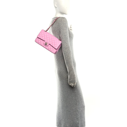 Chanel Caviar Quilted Medium Double Flap Pink 2 of 11