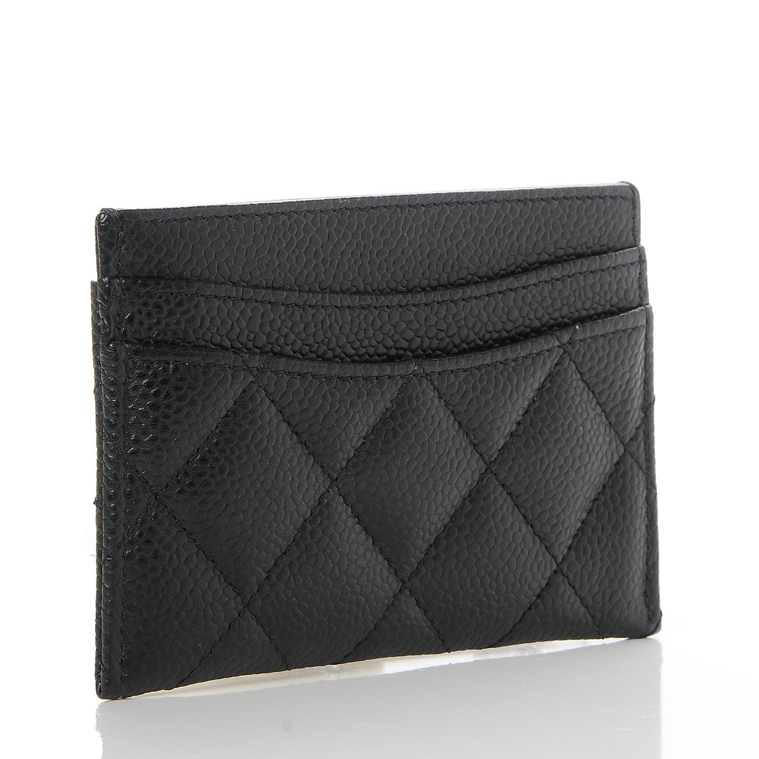 Chanel Caviar Quilted Card Holder Black 3 of 9