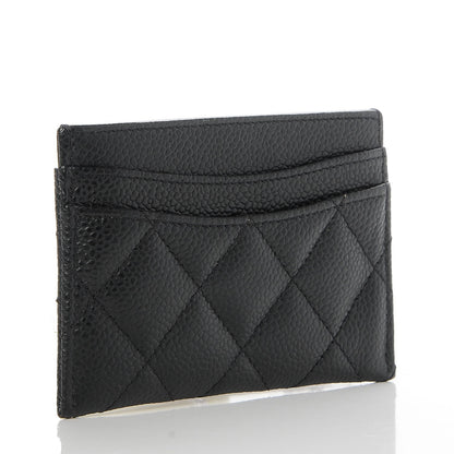 Chanel Caviar Quilted Card Holder Black 3 of 9