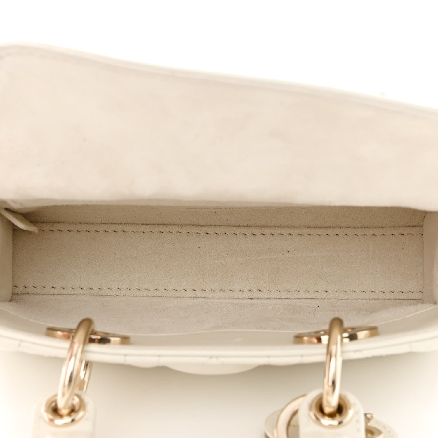 Christian Dior Lambskin Cannage Micro Lady D-Joy Latte 5 of 10