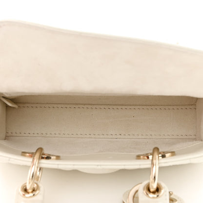 Christian Dior Lambskin Cannage Micro Lady D-Joy Latte 5 of 10