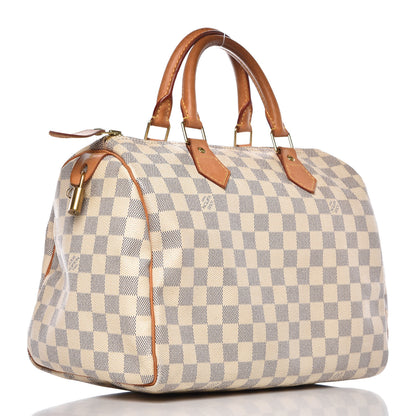 Louis Vuitton Damier Azur Speedy 30 3 of 19