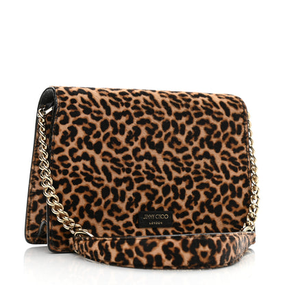 Jimmy Choo Pony Hair Leopard Print Madeline Shoulder Bag Natural Mix 3 of 7