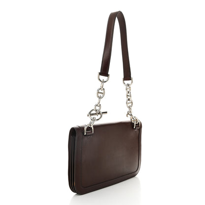 Hermes Evergrain Sac Chaine D'Ancre Shoulder Bag Havane 3 of 11