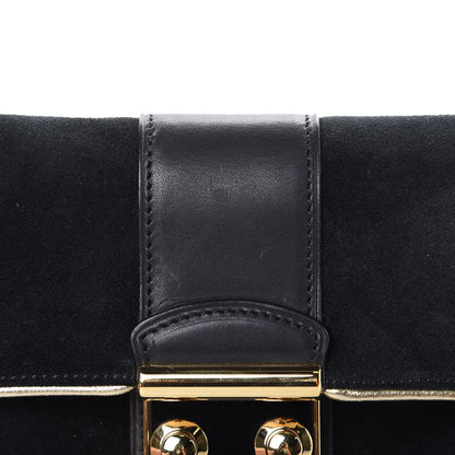 Louis Vuitton Suede SC Slim Clutch Coal 9 of 14