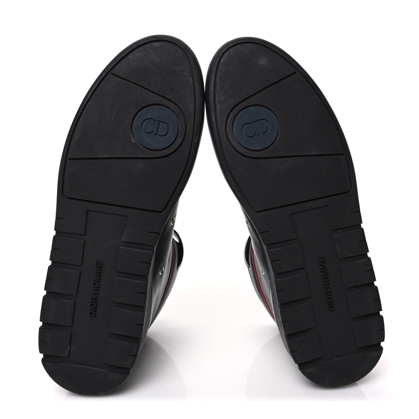 Homme Smooth Calfskin Mens Sneakers 43 Black Blue