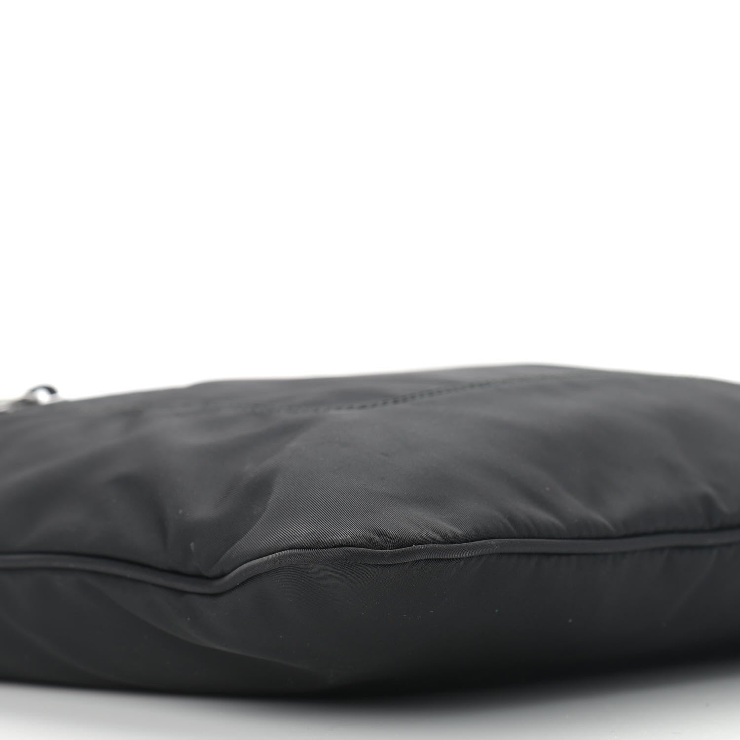 Prada Nylon Vela Flat Messenger Bag Black 8 of 11