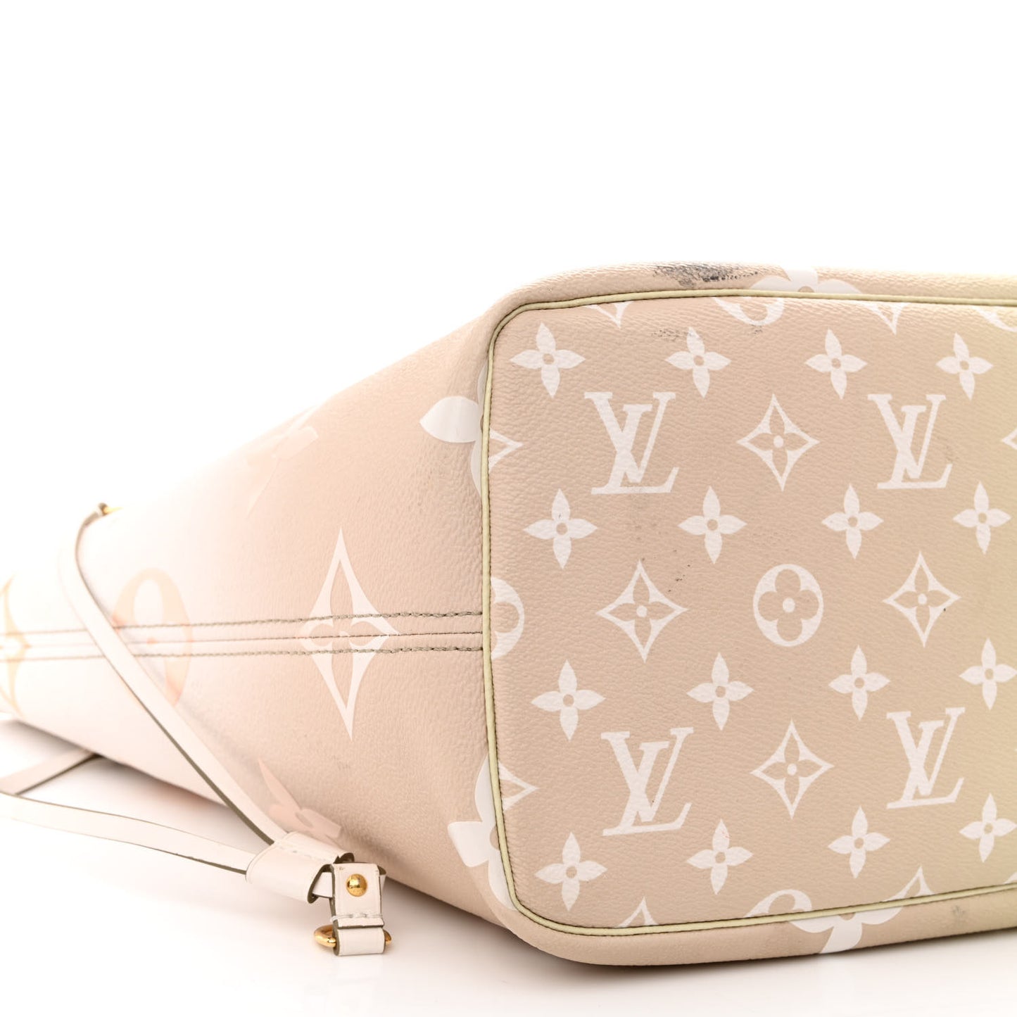 Monogram Giant Spring In The City Neverfull MM Sunset Kaki
