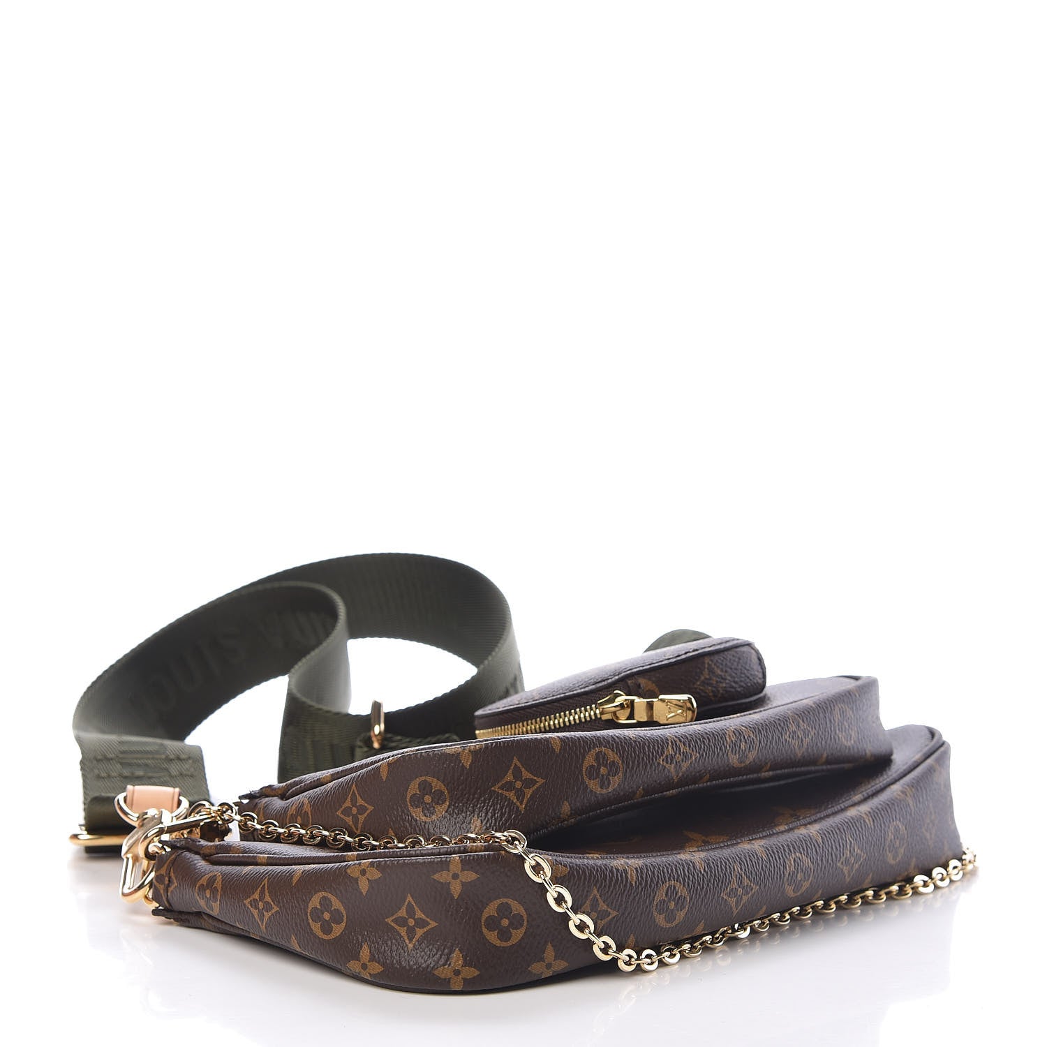 Louis Vuitton Monogram Multi Pochette Accessories Kaki 4 of 13