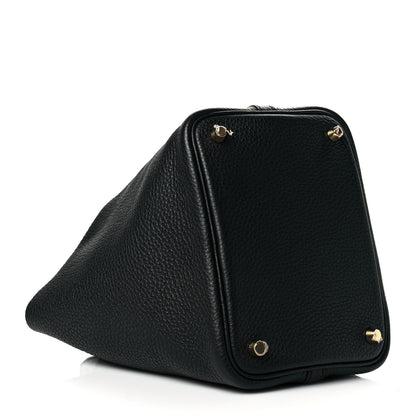 Hermes Taurillon Clemence Picotin Lock 18 PM Black 4 of 11