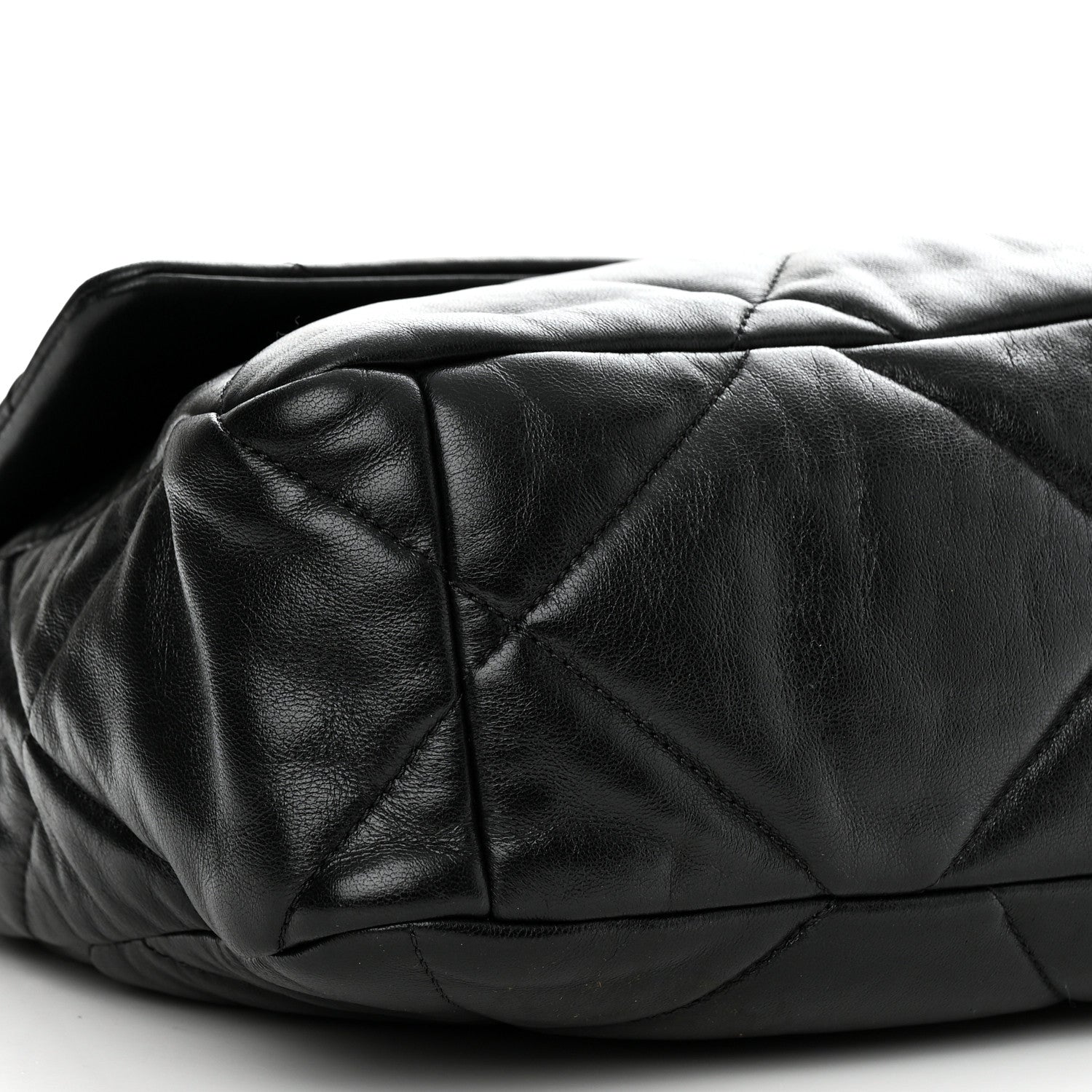 Chanel Lambskin Quilted Large Chanel 19 Flap Black 9 of 11
