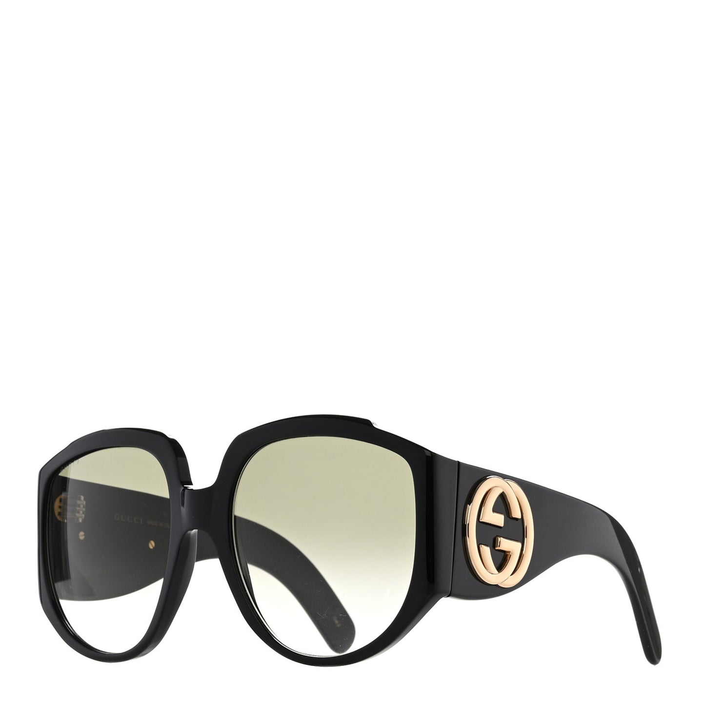 Acetate Oversized Interlocking G GG0151S Sunglasses Black