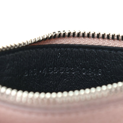 Saint Laurent Grained Calfskin 5 Fragments Zip Pouch Card Holder Nude 8 of 8