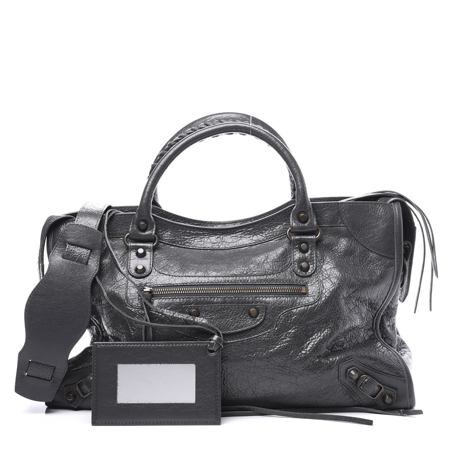 Balenciaga Agneau Classic Hardware City Gris Fossile 2 of 11