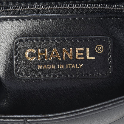 Chanel Lambskin Quilted Small Easy Carry Flap Black 6 of 11