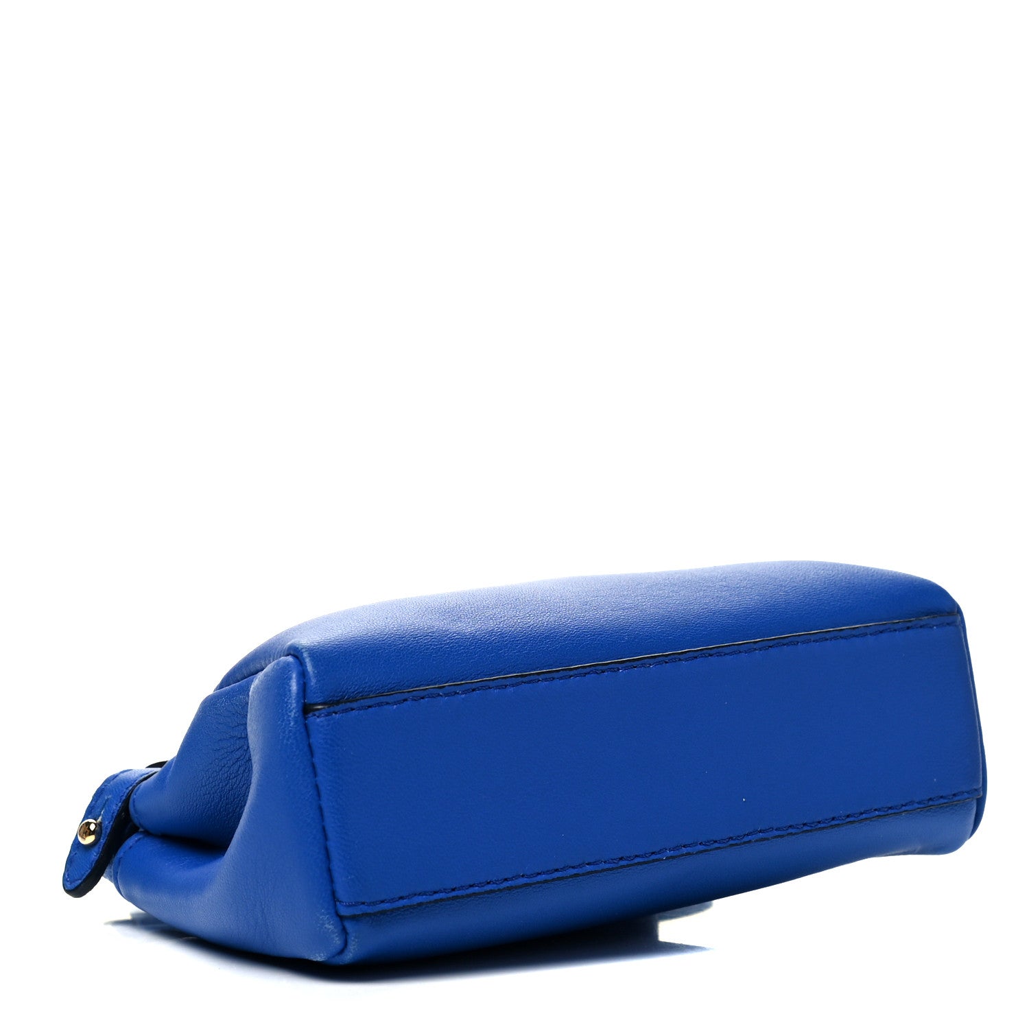 Fendi Nappa Micro Peekaboo Iconic Satchel Bluette 4 of 9
