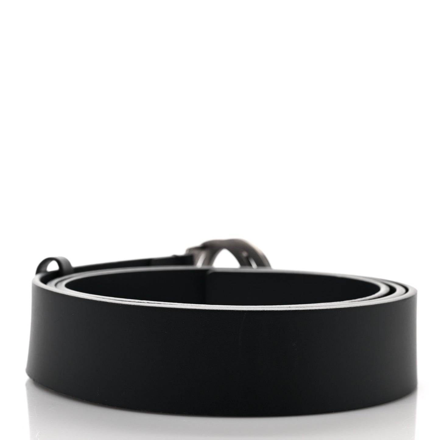 Selleria Calfskin Mens Interlocking G 37mm Belt 105 42 Black