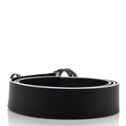Gucci Selleria Calfskin Mens Interlocking G 37mm Belt 105 42 Black 2 of 6