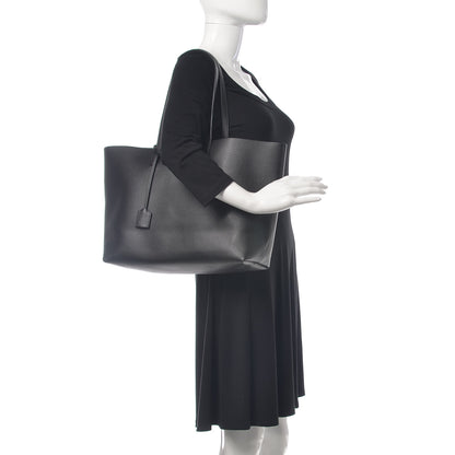 Saint Laurent Calfskin Large Shopping Tote Black 2 of 11